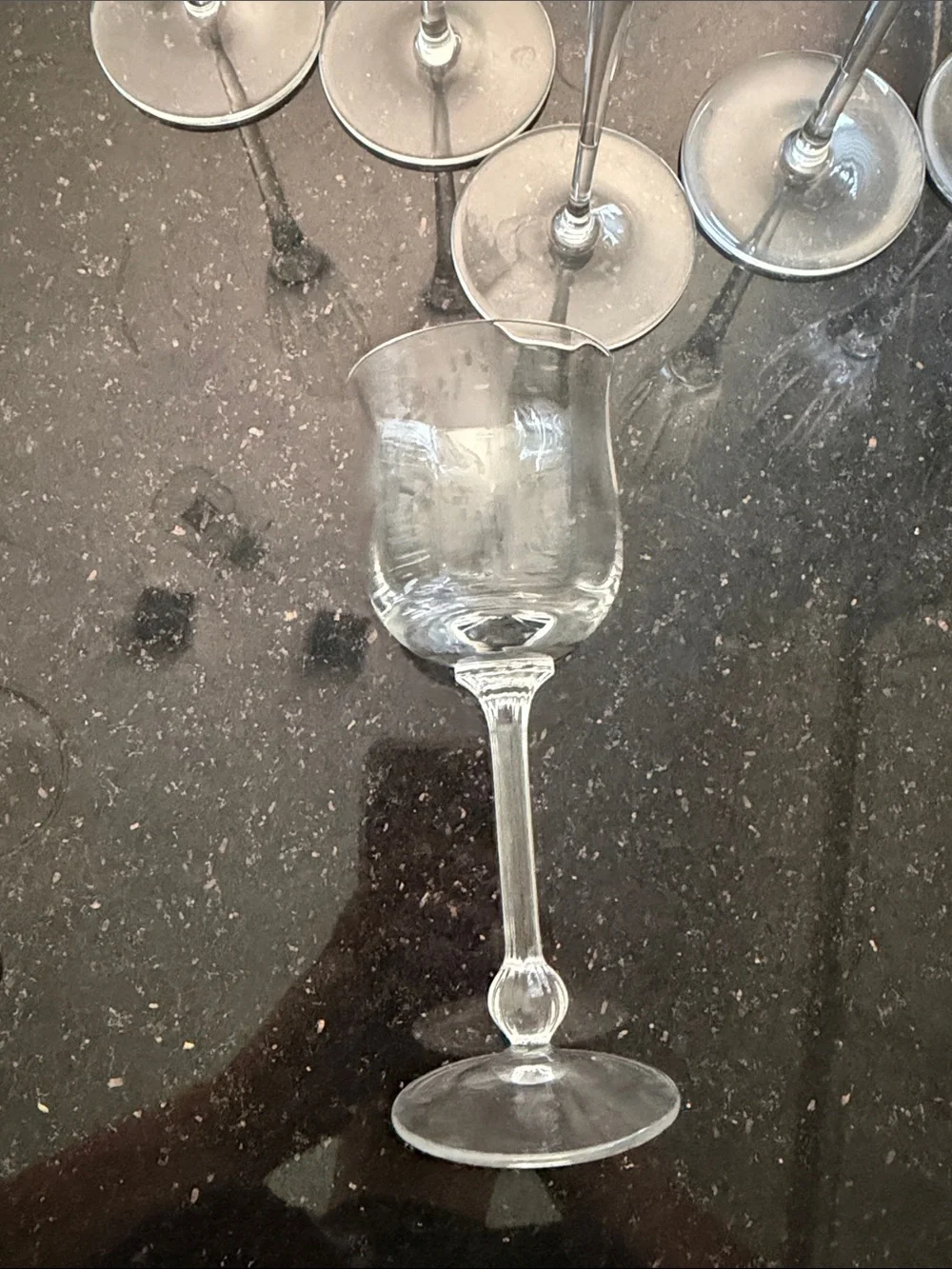 Mikasa Arctic Lights Champagne Flute - Faceted Crystal Stemware